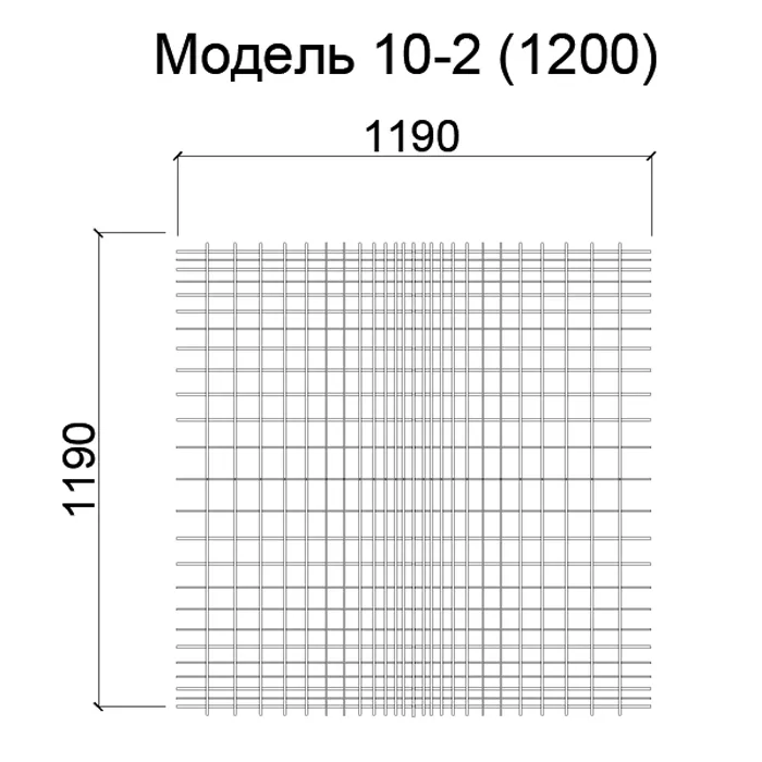 Подвесной потолок Грильято Нестандартная ячейка Модель 10-2 разная ячейка, цвет белый — Палитра RAL — А-Строй Крым