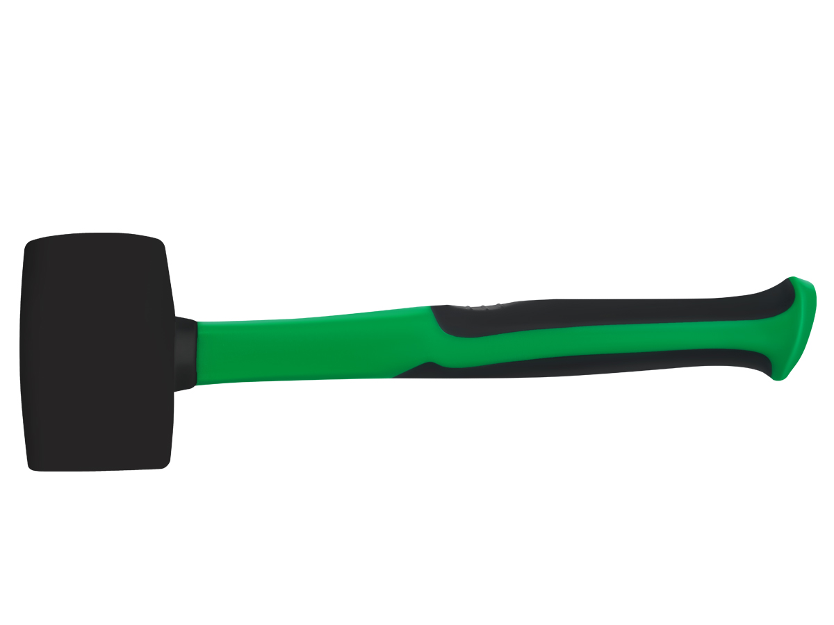 Киянка резиновая с фибергласовой рукояткой Oasis Eco 450 г 103010901003
