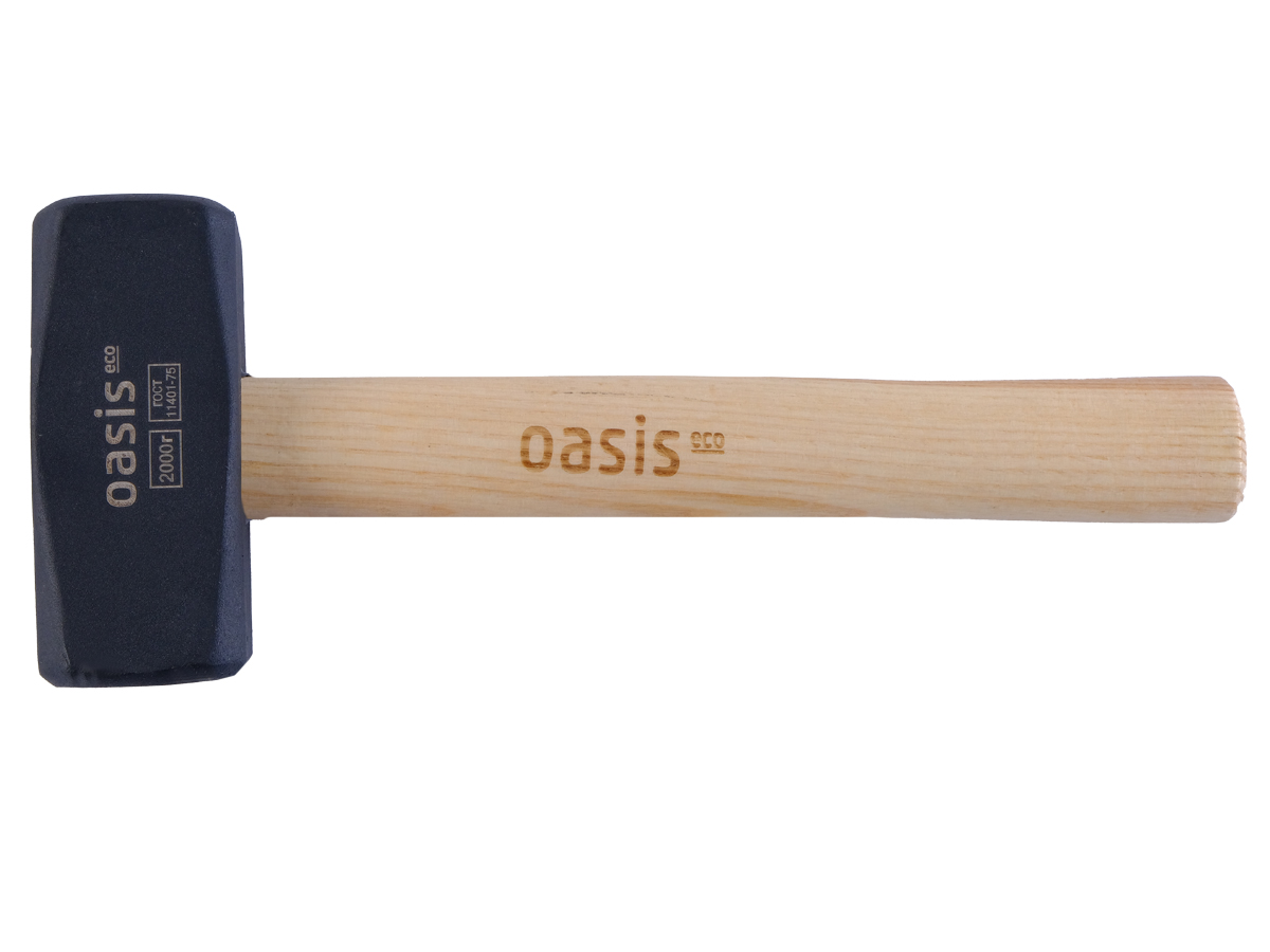 Кувалда с деревянной рукояткой Oasis Eco 2000 г 103010802002