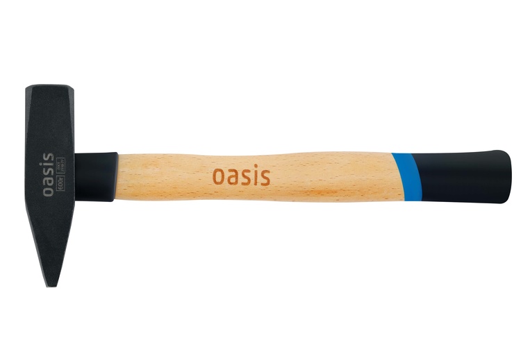 Молоток слесарный с деревянной рукояткой и защитным кожухом Oasis 600 г 103010603021