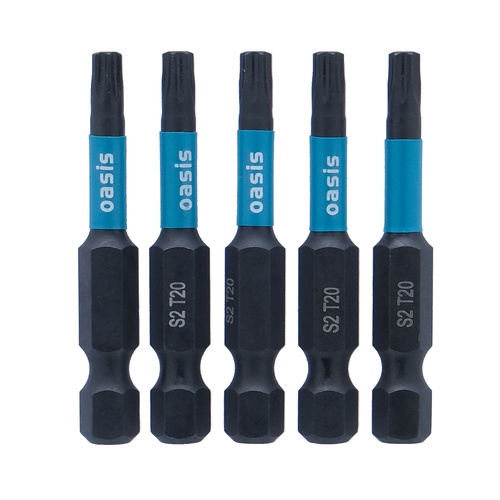 Набор торсионных магнитных бит Oasis TORX20x50 S2 10 шт 103011306015