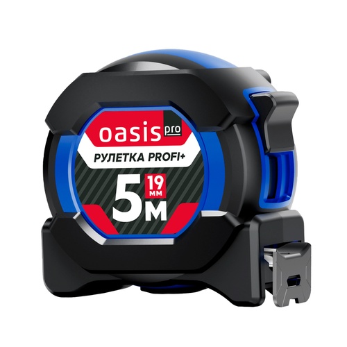 Рулетка Профи+ Oasis Pro 5 м 103040302006