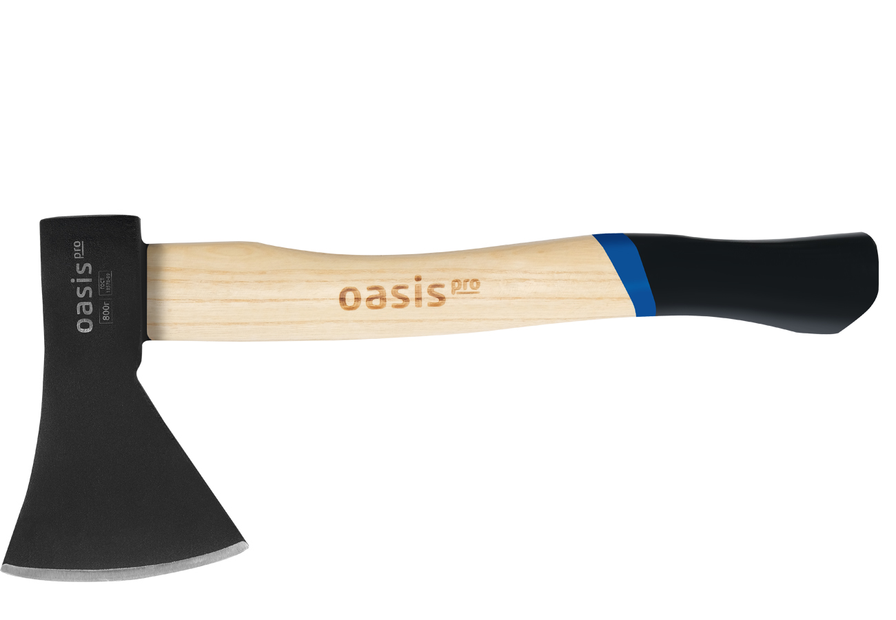 Топор кованый с деревянной рукояткой Oasis Pro 800 г 103010401005