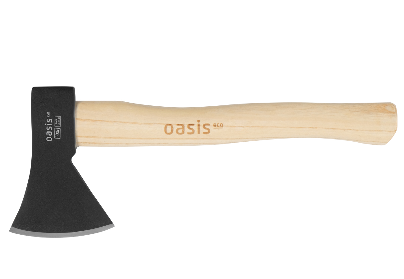 Топор с деревянной рукояткой Oasis Eco 600 г 103010401001