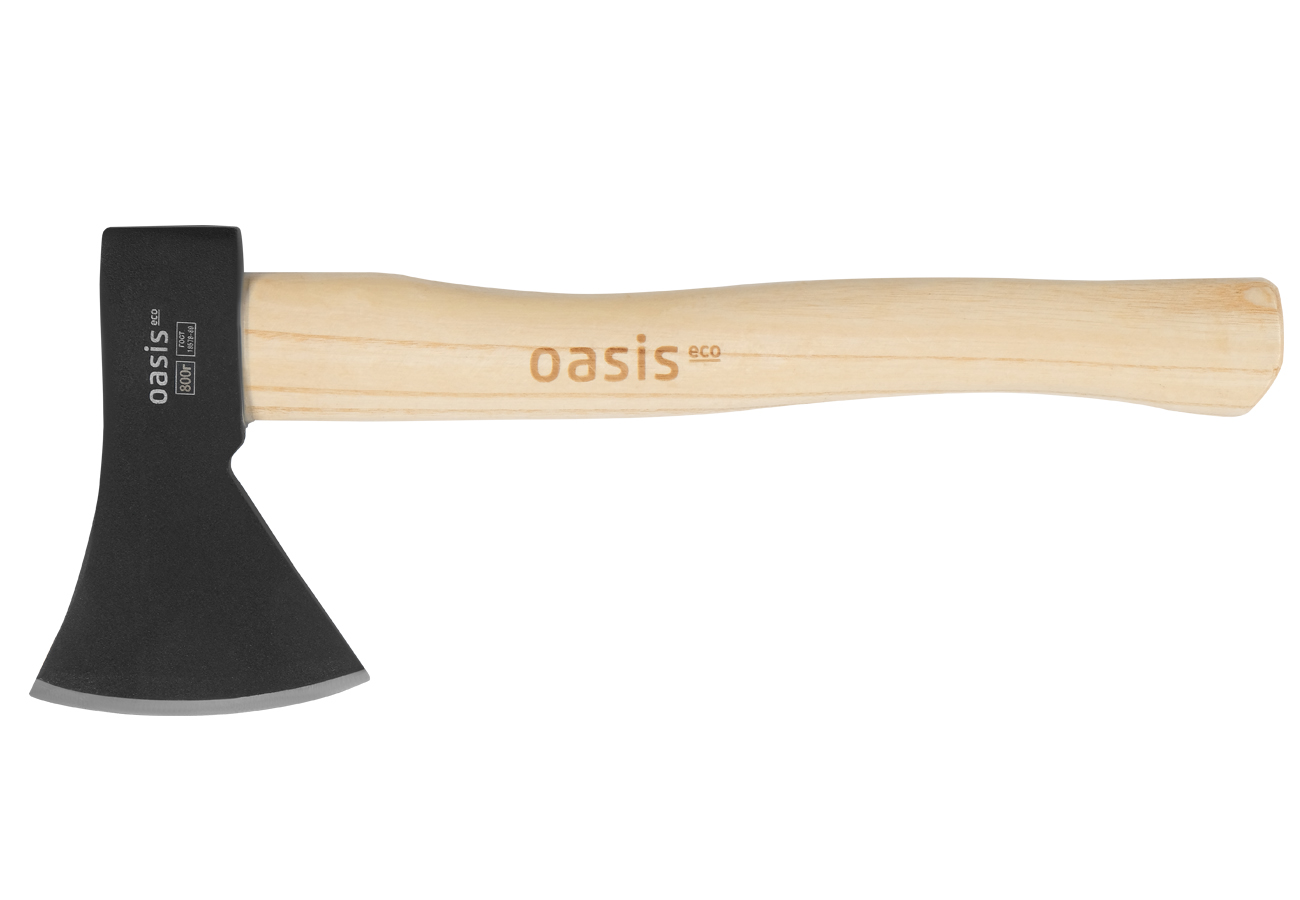 Топор с деревянной рукояткой Oasis Eco 800 г 103010401002