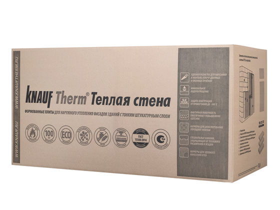 КНАУФ Терм Теплая стена — 1200x600 × 4 × 150 — KNAUF