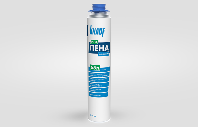 КНАУФ-Пена монтажная профессиональная — 850 — KNAUF