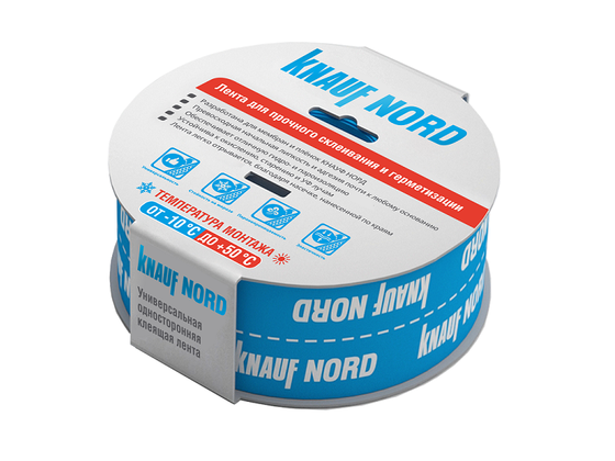 KNAUF NORD Клейкая лента односторонняя — 25000х60х1.05 — KNAUF