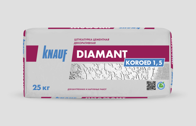 КНАУФ-Диамант — 25 × Короед × 1.5 — KNAUF