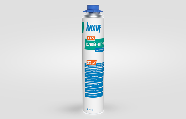 КНАУФ-Клей-пена монтажный — 850 — KNAUF