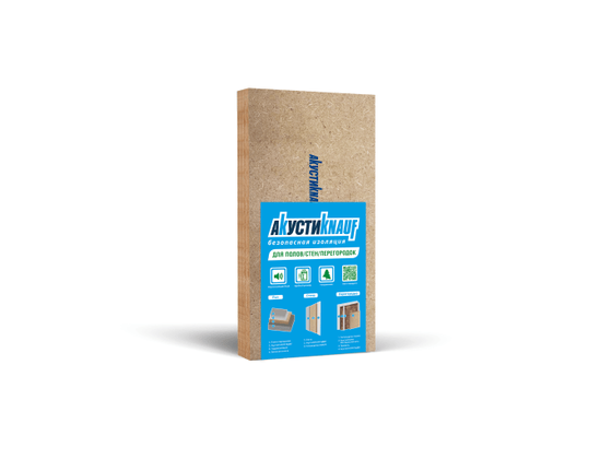 АкустиKNAUF МДВП — 1250х600x12 × Прямая × 0.046 × 240 — KNAUF