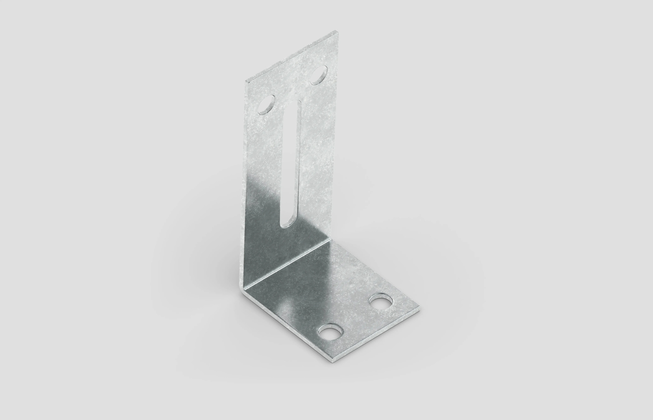 КНАУФ-уголок крепежный для профиля UA 50/40 — 100 × 2 × 43 — KNAUF
