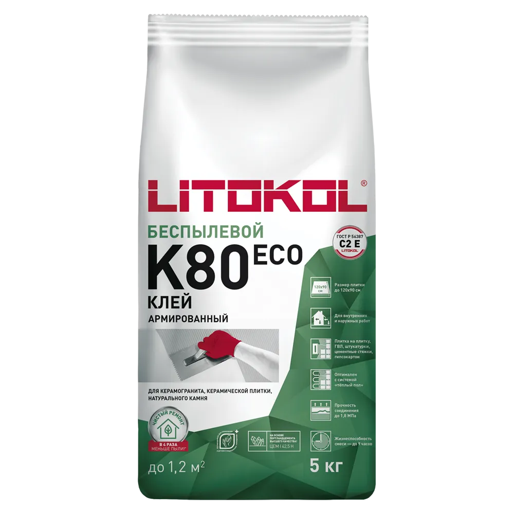 LITOKOL К80 ЭКО / LITOKOL K80 ECO — 5 кг