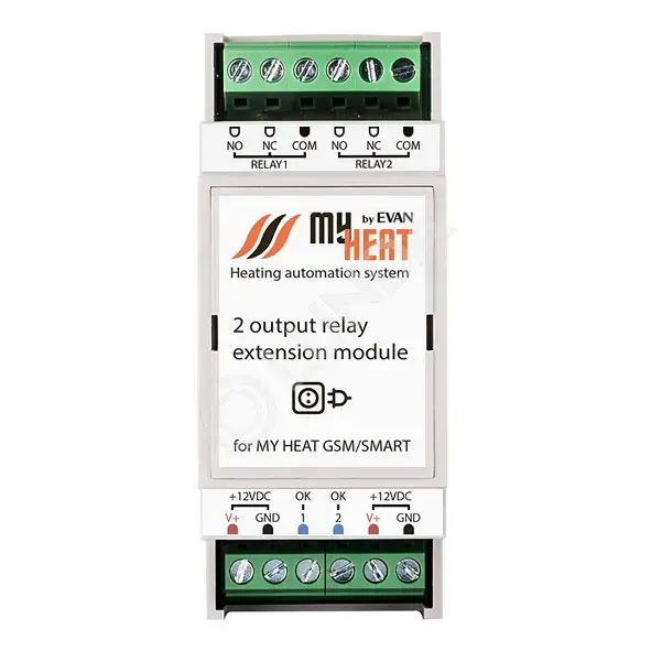 Блок реле на 2 выхода, MyHeat 6295