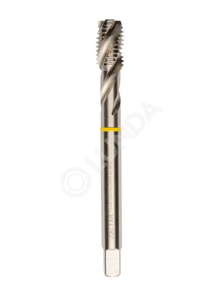 Метчик машинный YELLOW RING HSS-E, DIN 376, 35° RSP, M12 x 1.75, Zaltar ZA-43573