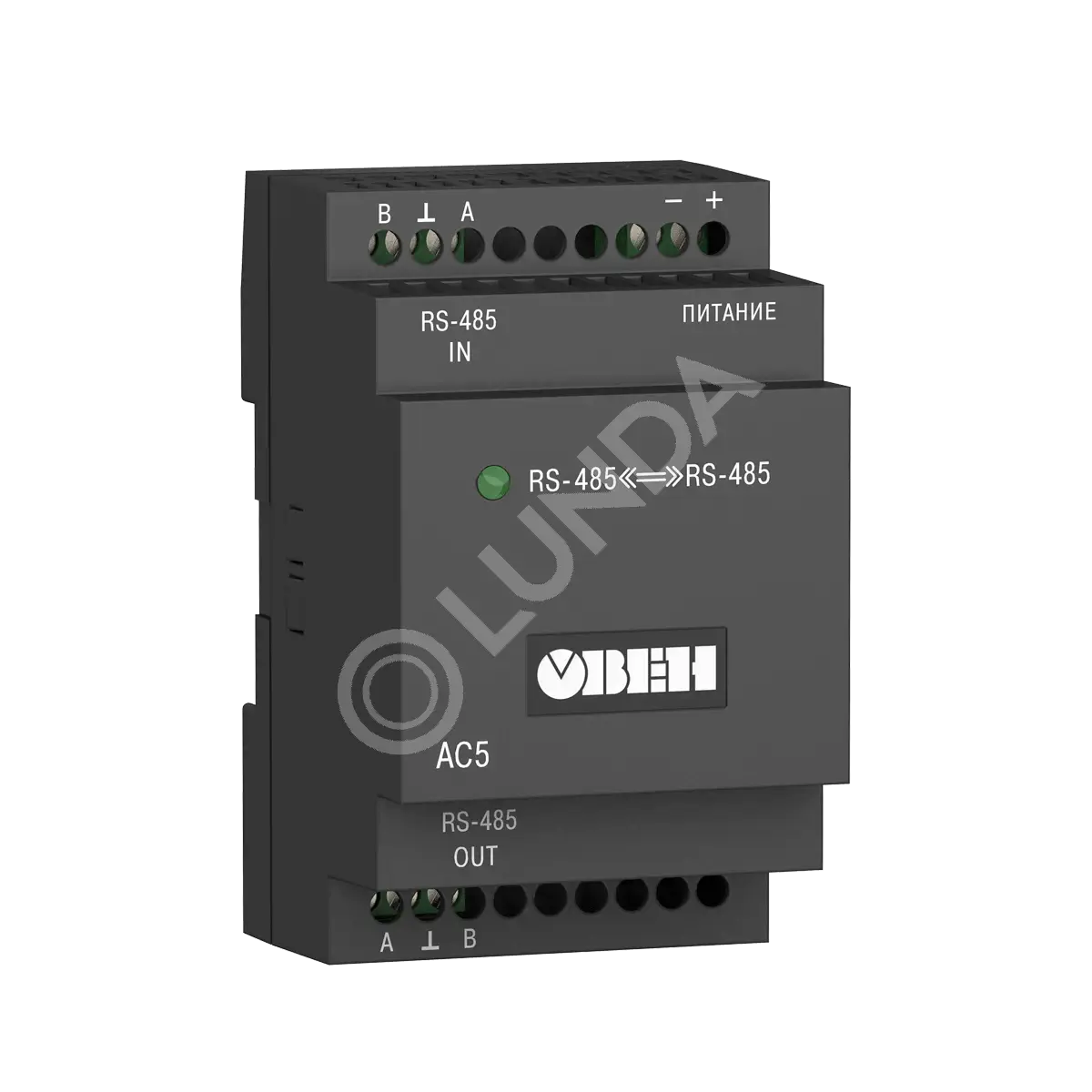 Повторитель сигналов интерфейса RS-485 АС5, ОВЕН 30626