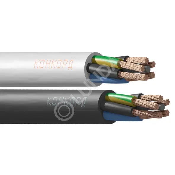 Провод ПВСнг(А)-LS 3х0,75+1x0,75 (ч) (бухта 100 м), Конкорд 4391