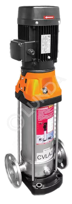 Вертикальный многоступенчатый насос AquaViva LX CVLA20-6 (380V, 20m3/h*66m, 7,5kW) нержавейка, Aquapolis 54046