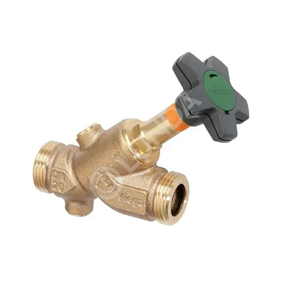 Наклонный вентиль Easytop DN20, G1" (полнопроходной вентиль), модель 2237.3, Viega 756949