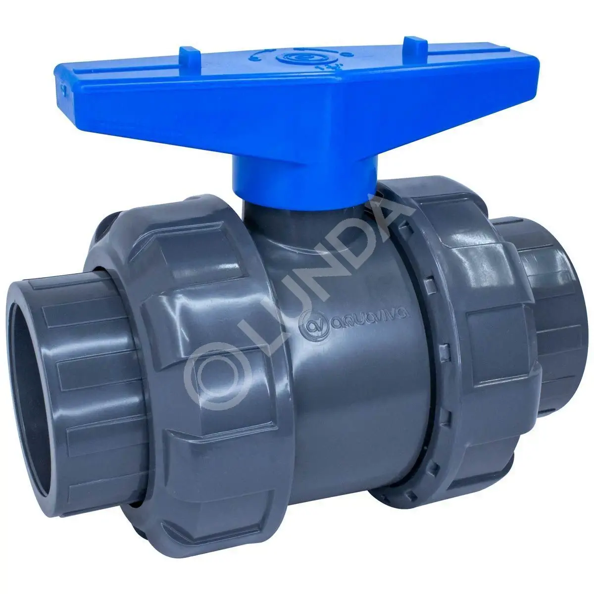 Кран шаровый d40*1-1/4 (уплотнение TPV, остальное EPDM) внутренняя резьба 1-1/4, Россия, Aquaviva 75176