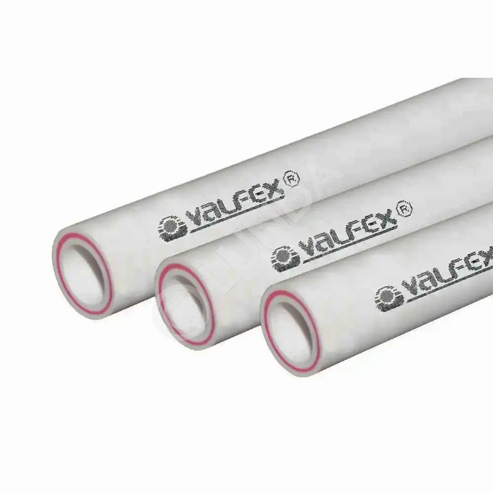 Труба PPR армированная стекловолокном SDR 6 PN25, 32х5,4/2000 мм, серая, Valfex 101060322Г