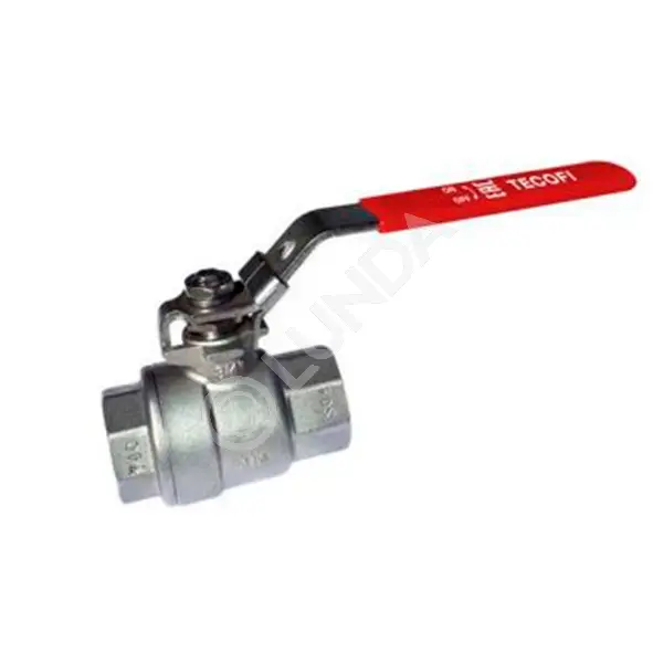 Шаровой стальной кран полнопр. р/р Ду 3/4" Ру 63, с ручкой, Tecofi BS6175NPT-0020