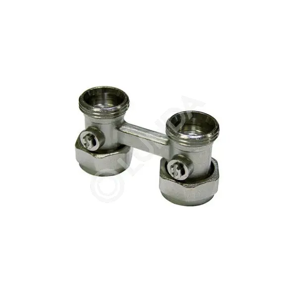 Узел нижнего подключения 3/4"ВРх3/4"НР-евроконус, прямой, Smart Radi, Uponor 1084685