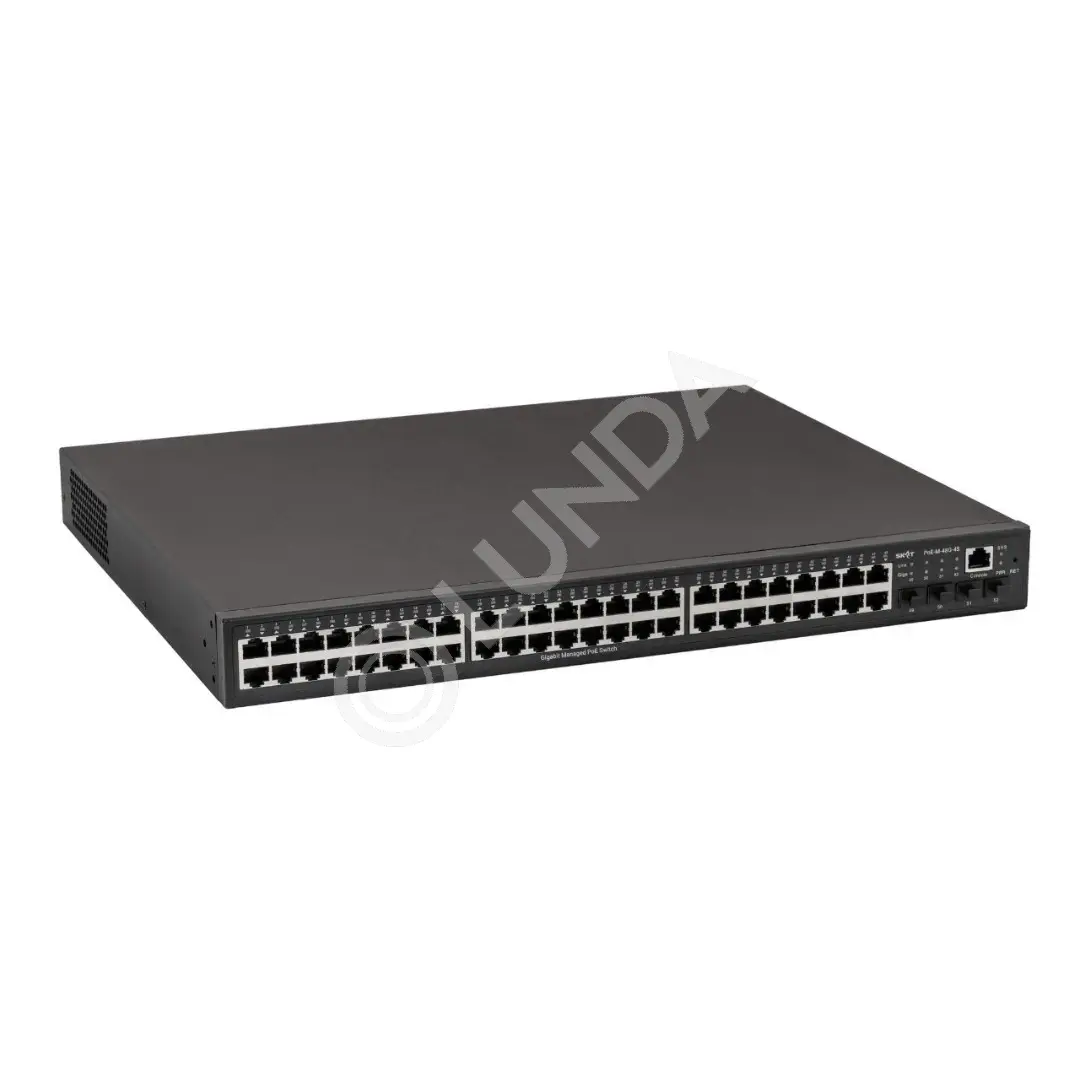 Коммутатор SKAT PoE-M-48G-4S управляемый L2+ коммутатор PoE Plus, 800Вт, порты: 48-Ethernet, 4-SFP, Бастион 4093