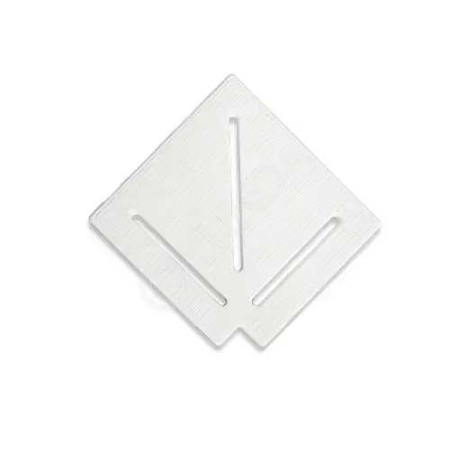 Угловой элемент KK-15-1 Classic для переливной решетки 90° 145/25 мм (белый), Aquaviva 22760