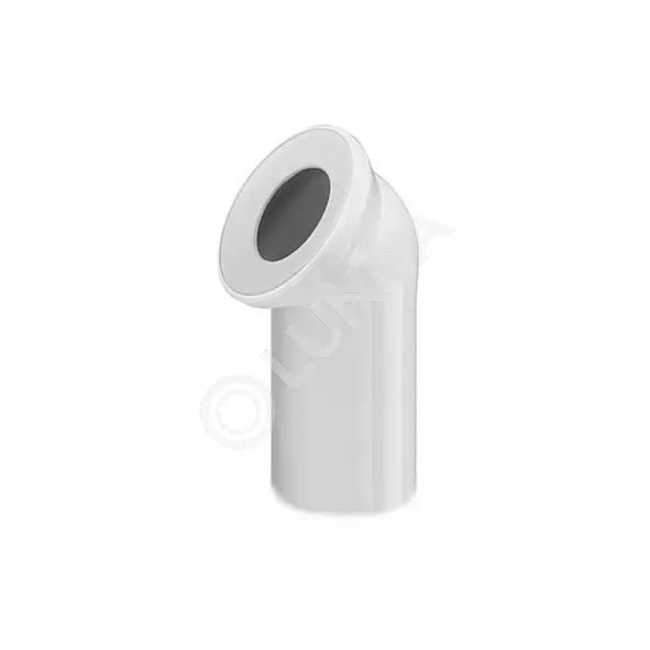 Отвод для унитаза RAUPIANO Plus 110/45° с уплотнительной манжетой, Rehau 11216141001