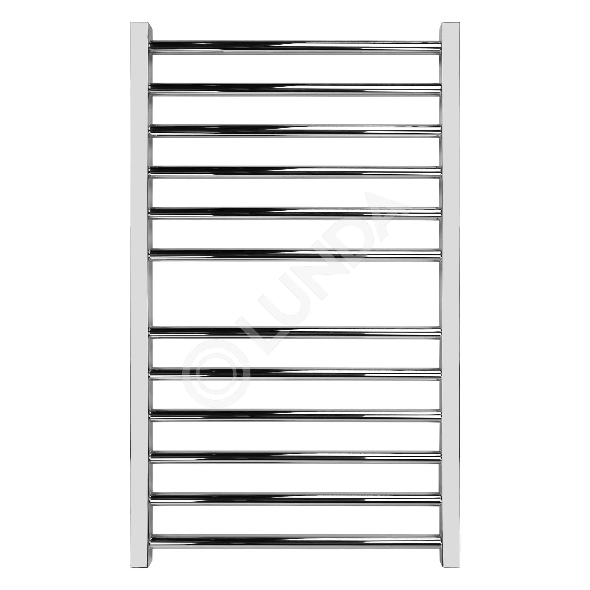 Полотенцесушитель водяной Terra Water Inox 80х50 6.6, 405 Вт, 1/2 ВР, ниж., лесенка, Primoclima PCTerraWInox80506.6
