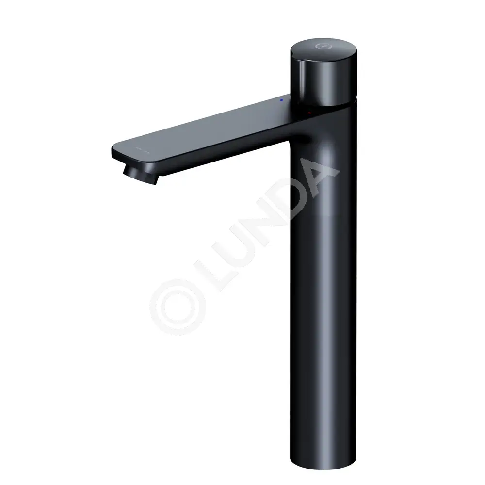 Смеситель TouchReel для умывальника, высокий, X-Joy, латунь, чёрный, AM.PM F85A92522