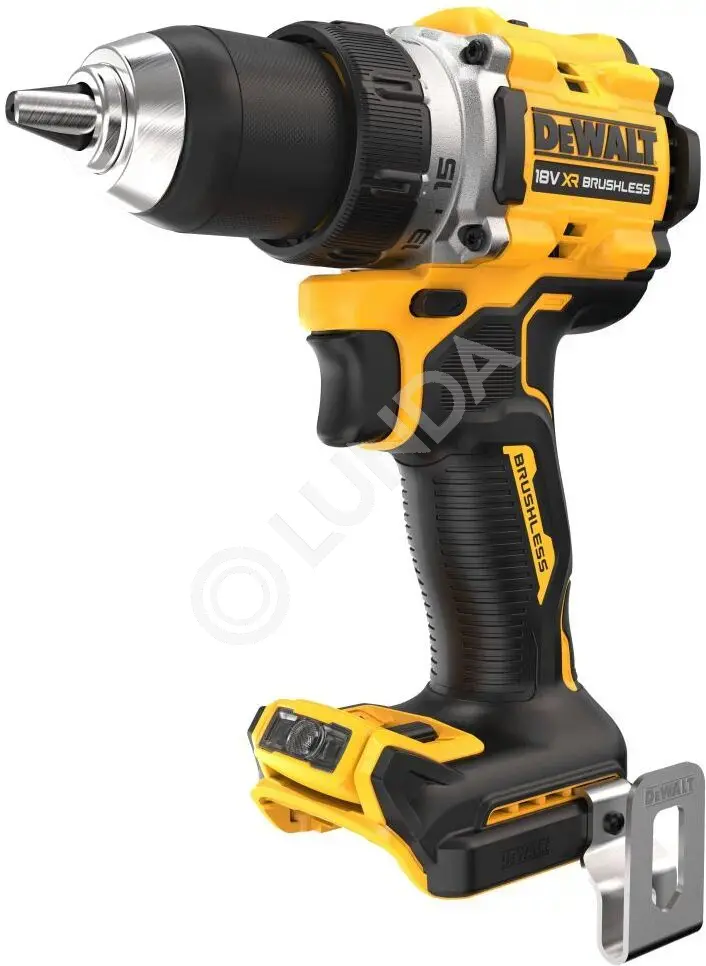 Дрель-шуруповерт DeWalt DCD800P2T-QW, аккум. 18В/5Ач, бесщет., 650-2000 об/мин, 90Нм, 2АКБ, ЗУ, кейс TSTAK, DeWalt DCD800P2T-QW