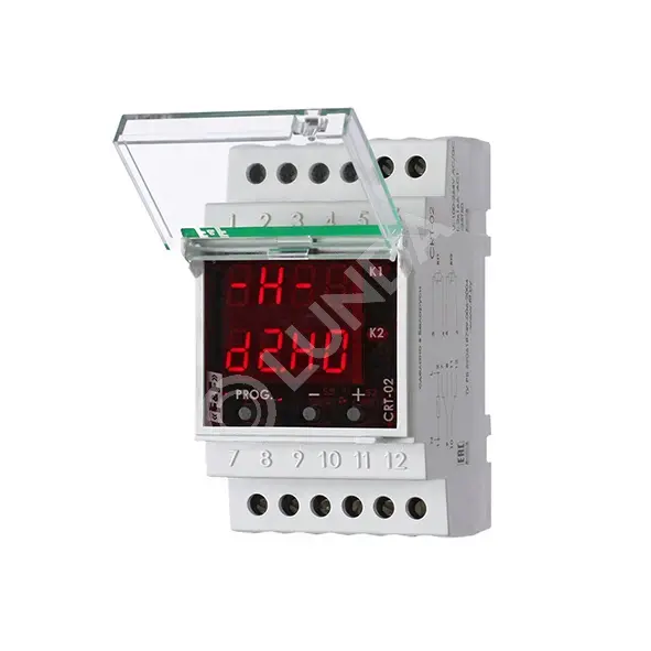 Терморегулятор CRT-02, -50°C-+140°C, на шину DIN, с датчиком RT823 на проводе, 2х16А, Ридан 140R1075R
