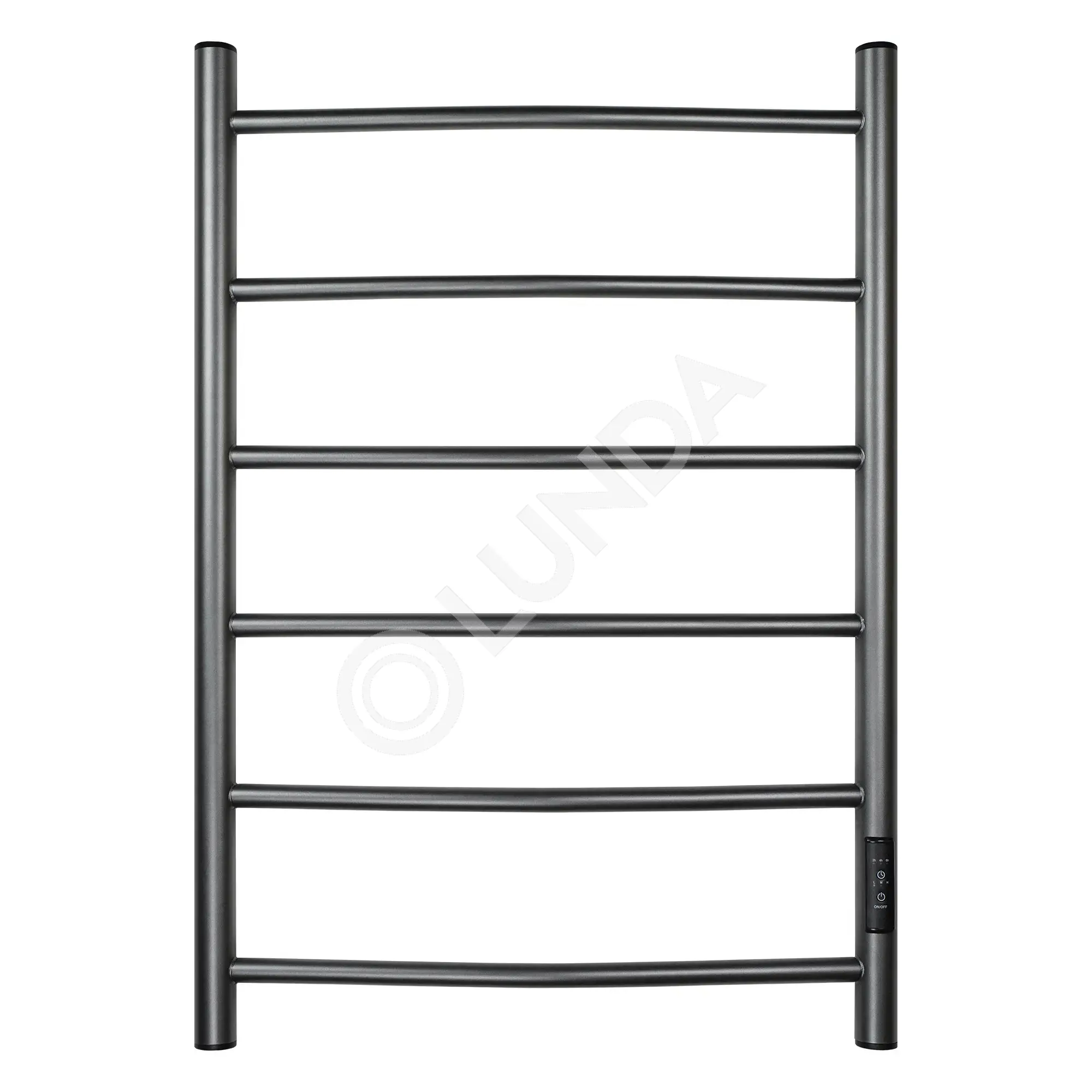 Полотенцесушитель электрический Stella E Graphite 80х50 6, 110 Вт, лесенка, Primoclima Stella E Graphite 80*50 6