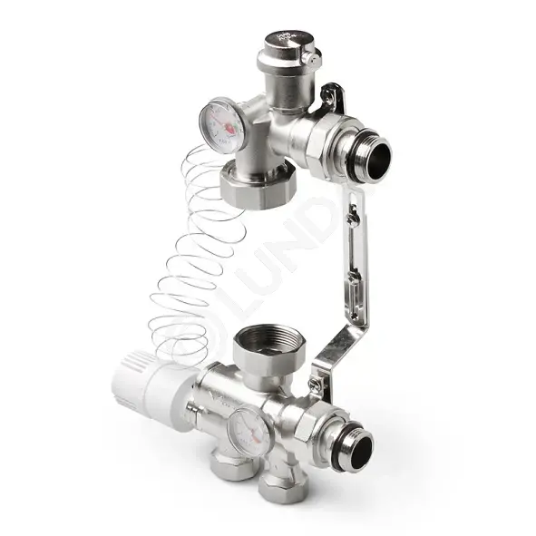 Узел насосно-смесительный EasyMix с термоголовокой 3/4x1", без насоса, Pro Aqua MIX-m25-m25k