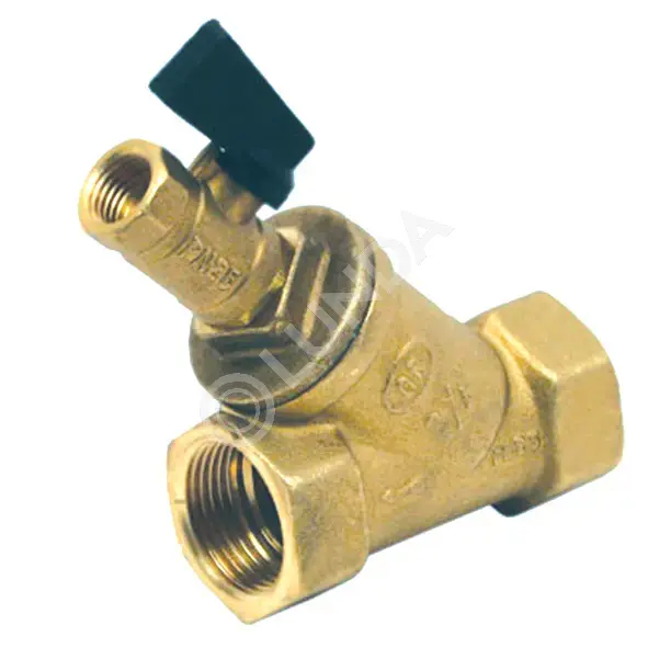 Фильтр сетчатый латунный FVR-D со спускным краном, Ду 15, 1/2" ВР, Danfoss 065B8241