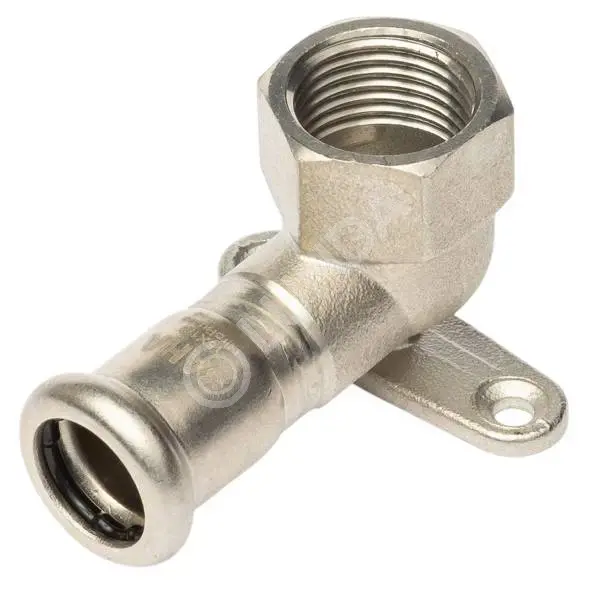 Водорозетка-пресс NiroPress из нержавеющей стали AISI 304L, 15x1/2"ВР, тип 91472.3, ЗАНА 691472G1512.3