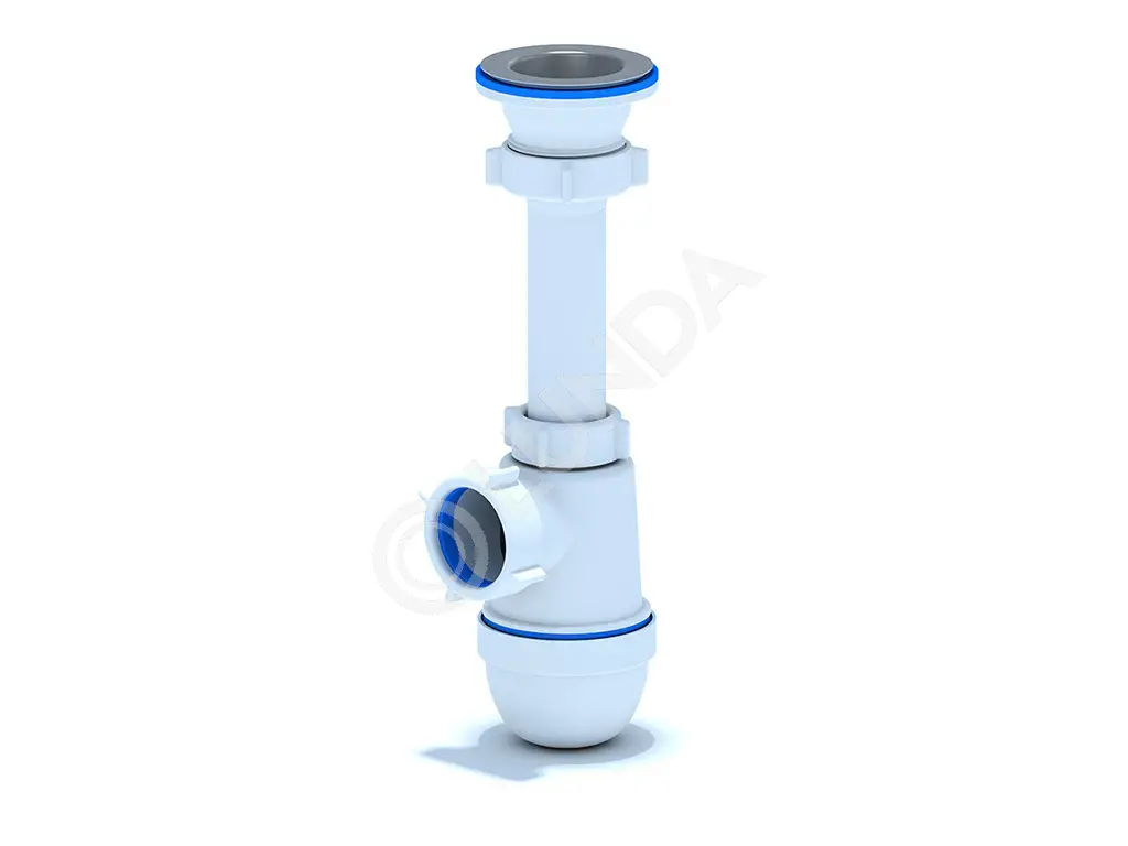 Сифон для мойки 1 1/2″ 40 мм, АНИ Пласт C0100