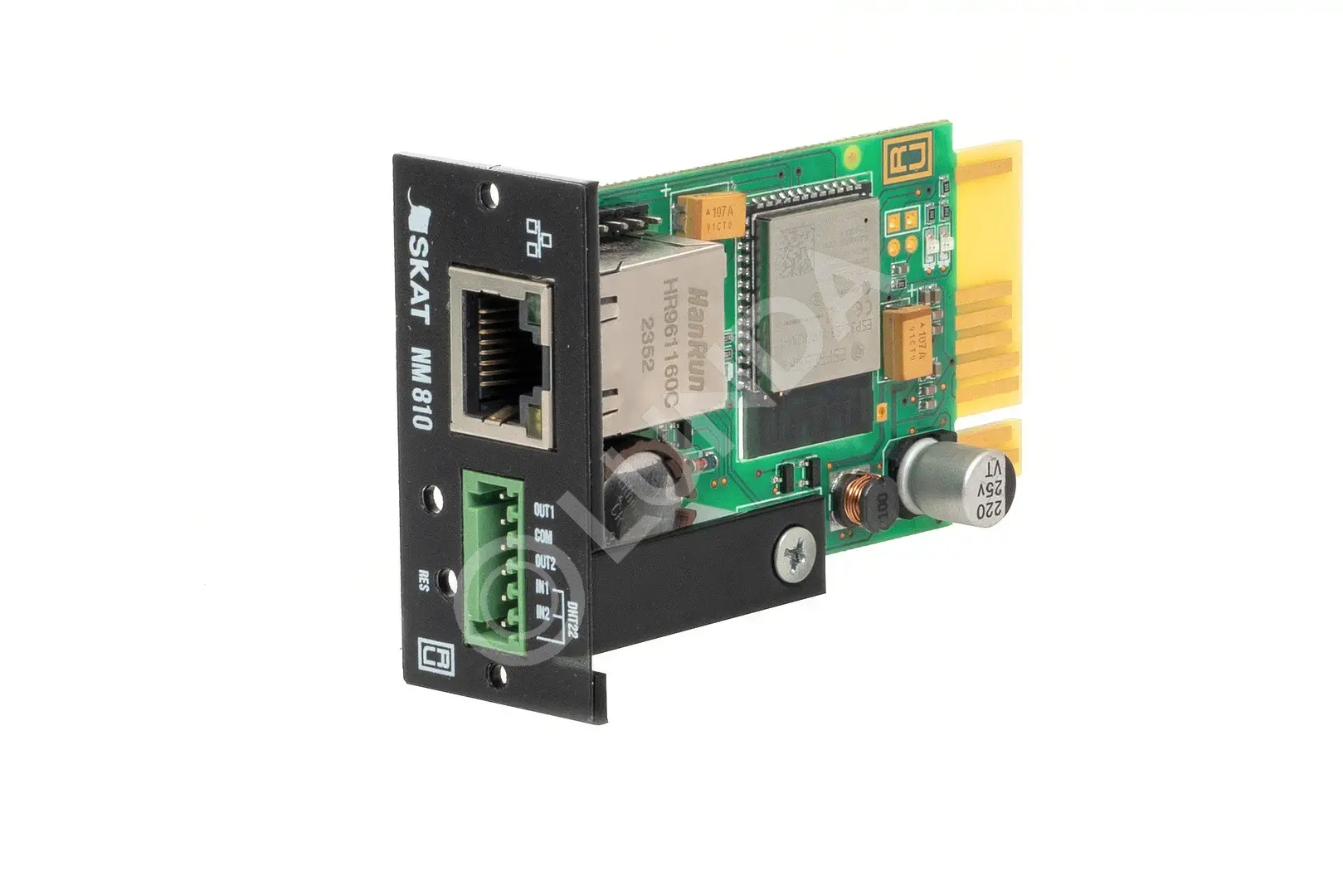 SNMP-модуль SKAT NM 810 для ИБП SKAT-UPS 1х10/100 Mb/s, Wi-Fi, типоразмер 1, релейный выход, вход д, Бастион 2147