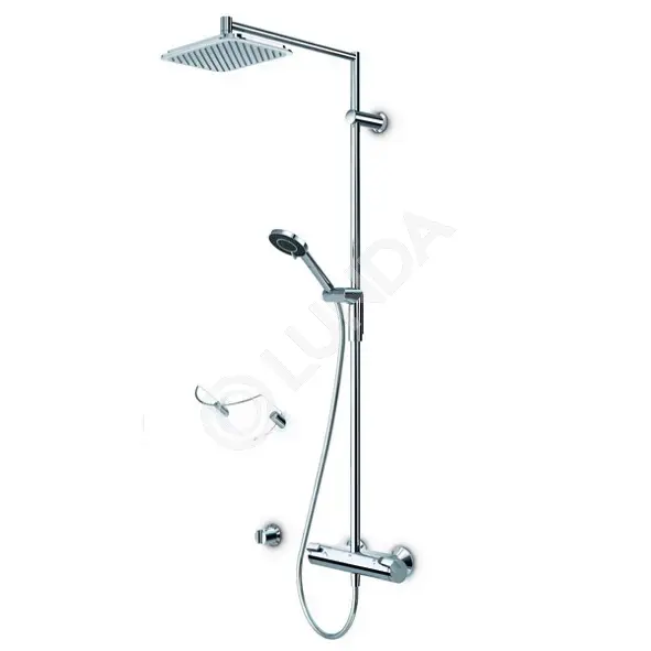 Смеситель термостатический для душа с верхним душем Rain Shower и ручным душем, Oras Optima 7192U