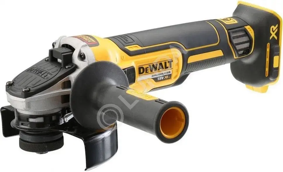 Угловая шлифмашина DeWalt DCG405N-XJ, аккум. 18В, бесщет., диск 125мм, 9000 об/мин, 800Вт, DeWalt DCG405N
