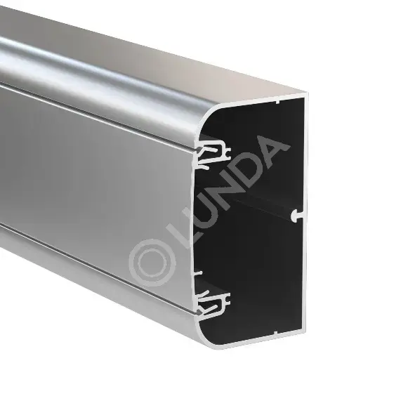 Кабель-канал 90x50 алюминиевый серый металлик IN-Liner AERO, DKC 09599