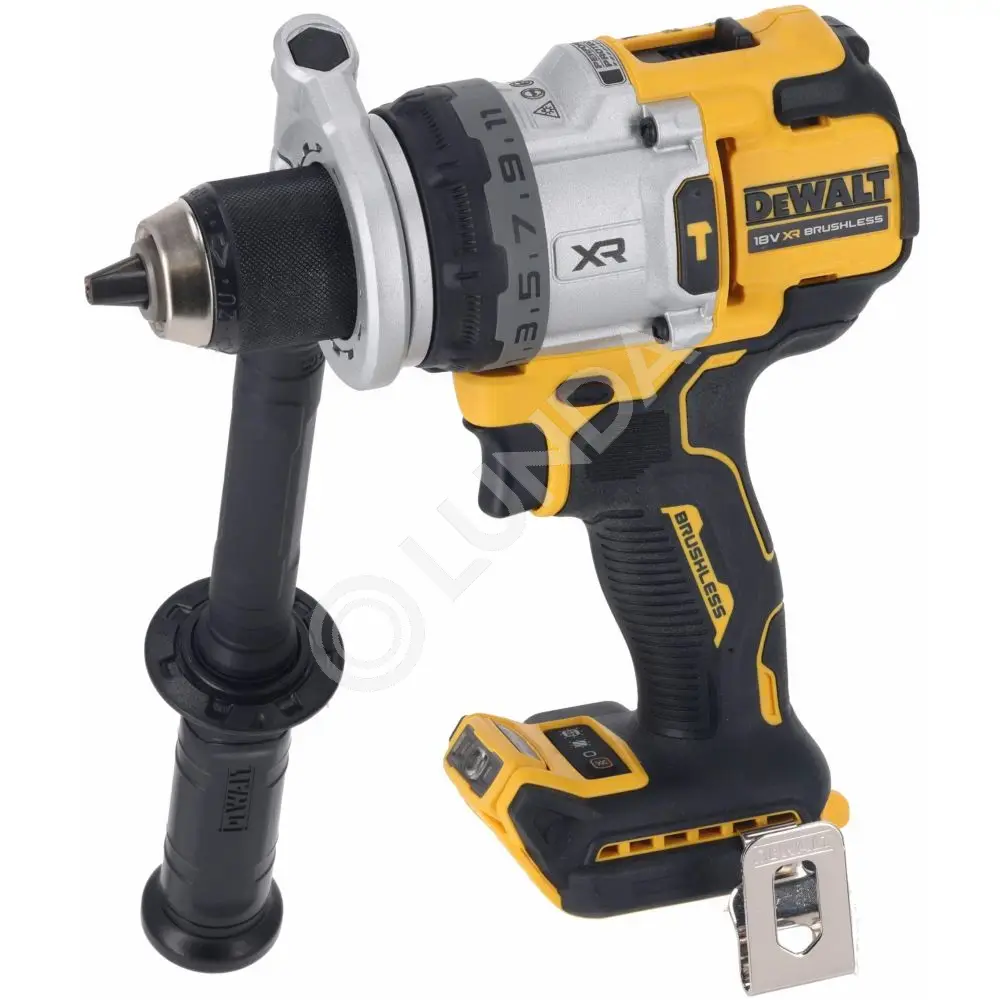 Дрель-шуруповерт DeWalt DCD1007WW1T-QW, аккум. 18В/8Ач, бесщет., удар, 450-2250 об/мин, 169Нм, АКБ, ЗУ, DeWalt DCD1007WW1T-QW