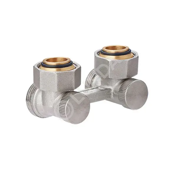 Узел нижнего подключения 3/4"x3/4", угловой, для двухтрубных систем, MVI TR.420.0505
