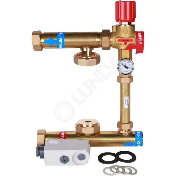 Насосно-смесительный узел ISOTHERM 30-50°C, без насоса., STOUT SDG-0120-006000