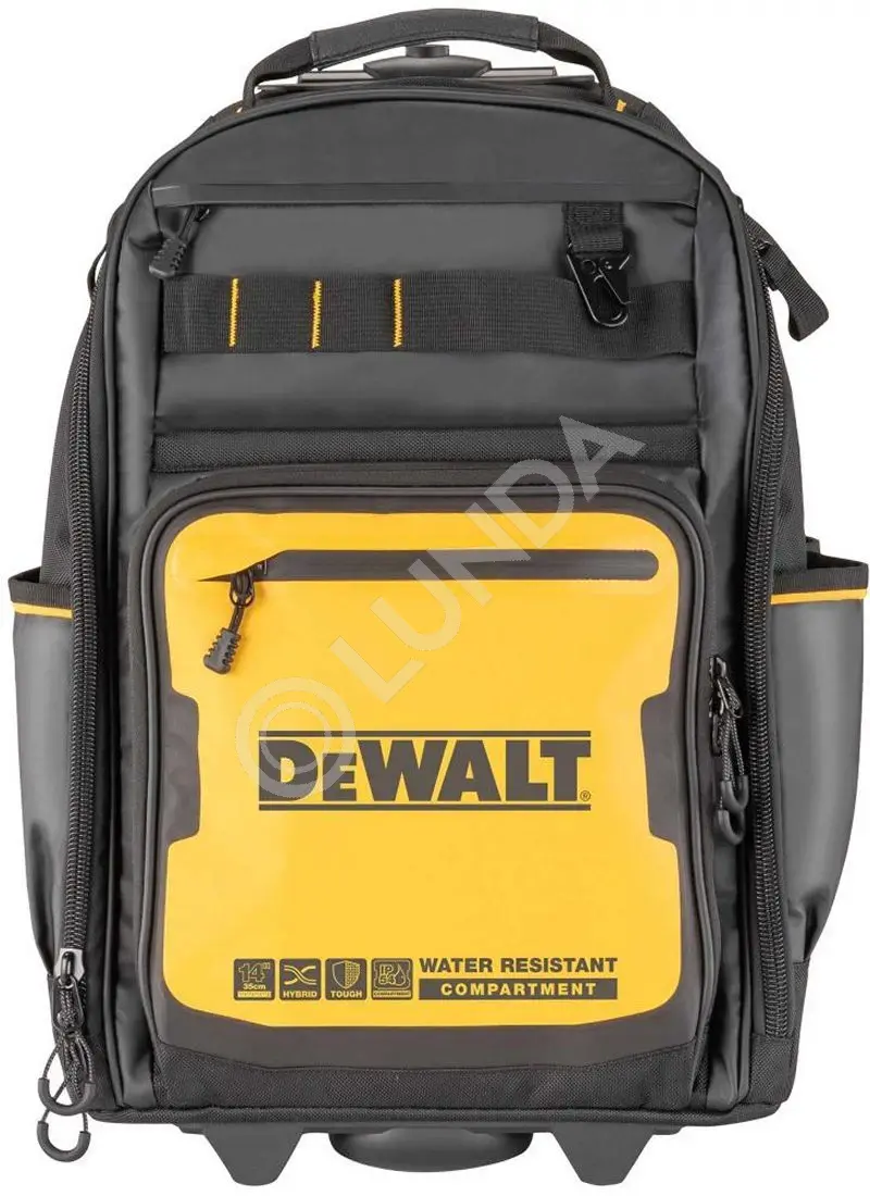 Рюкзак для инструментов DeWalt DWST60101-1, ткань 1680Den, 46 карманов, отсек IP54, 28.7л, груз 25кг, DeWalt DWST60101-1