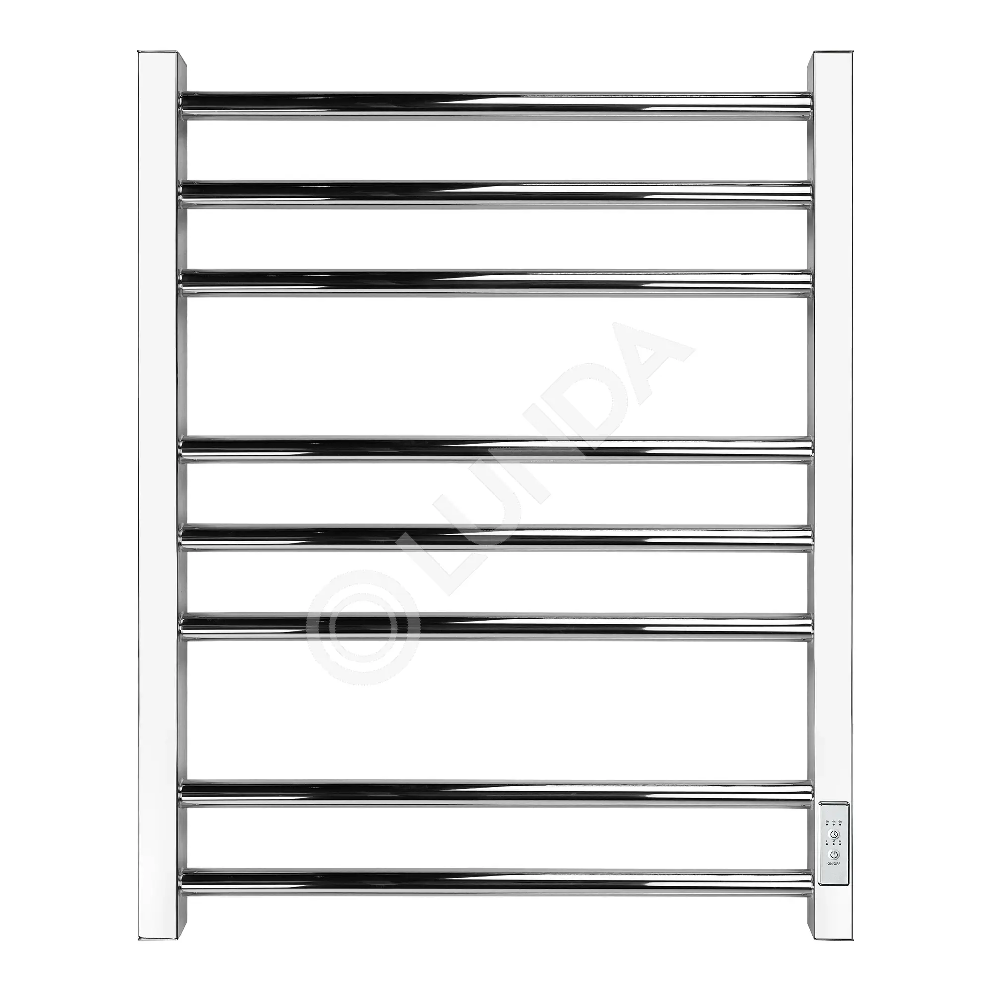 Полотенцесушитель электрический Terra E Inox 60х50 3.3.2, 107 Вт, лесенка, Primoclima PCTerraEInox60503.3.2