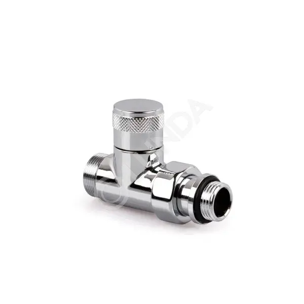 Прямой запорный вентиль SR Rubinetterie Tondera 1/2"х3/4" E, цвет хром, SR Rubinetterie 0675-1500C0E0
