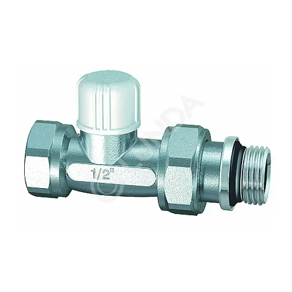 Вентиль запорный прямой 1/2" ВР, уплотнение EPDM, Far FV 1415 12